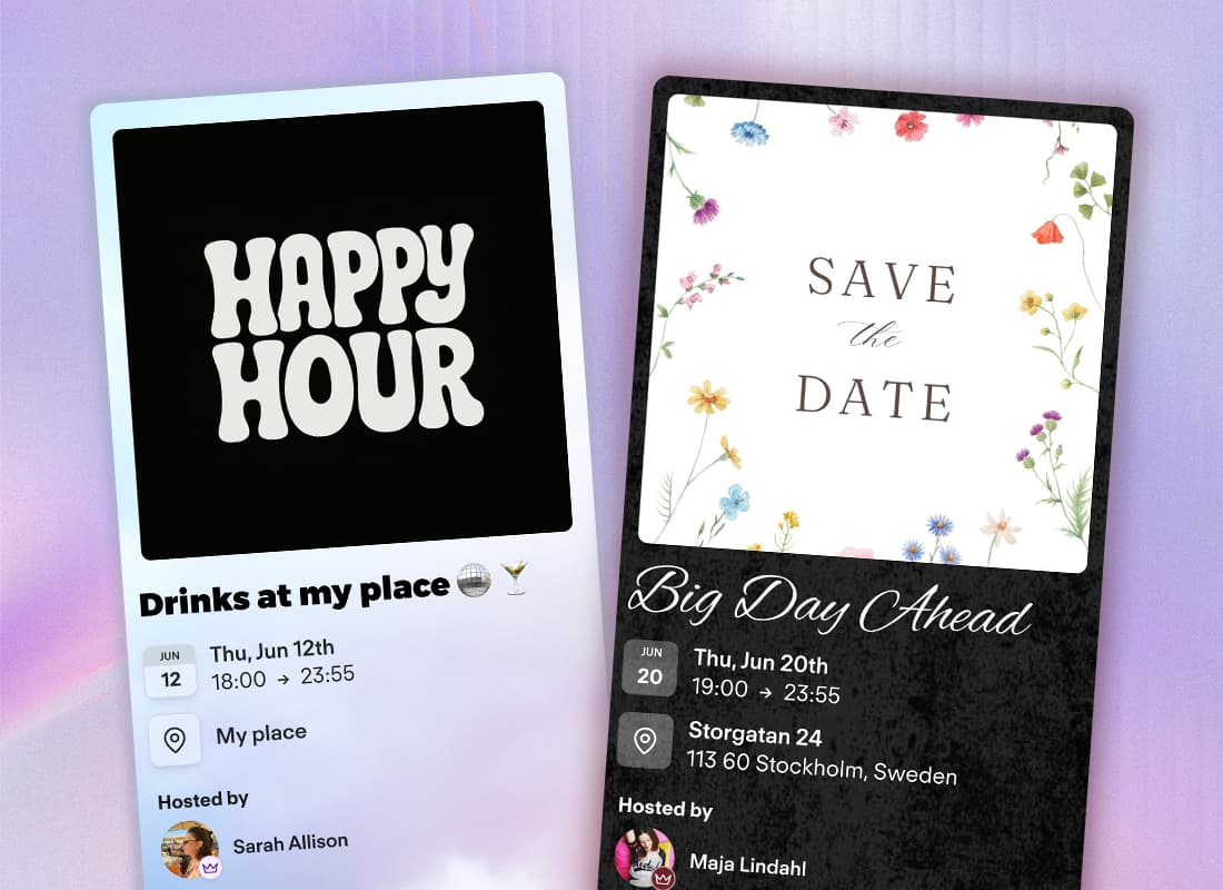 Hot invites for every occasion