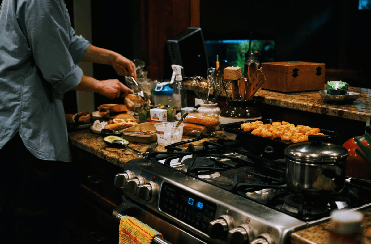 Dinner party with friends